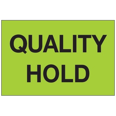 Bsc Preferred 2 x 3'' - ''Quality Hold'' Fluorescent Green Labels BUY00021187